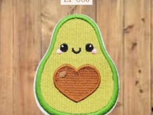 Embroidered Avocado patch