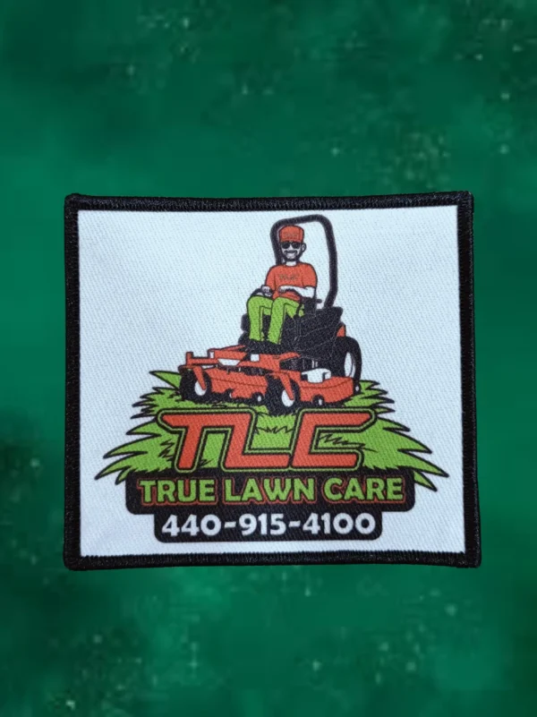 True lawn care sublimation patches